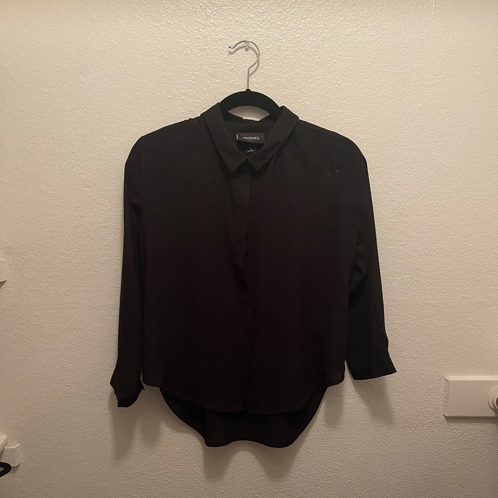 Black Business Casual Blouse